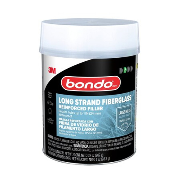 Bondo Fiberglass Resin,Blue,Tube,1 qt Sz LS-QT-ES