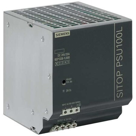 Siemens SITOP PSU100L 24 V/20 A Stabilized power 6EP13361LB00