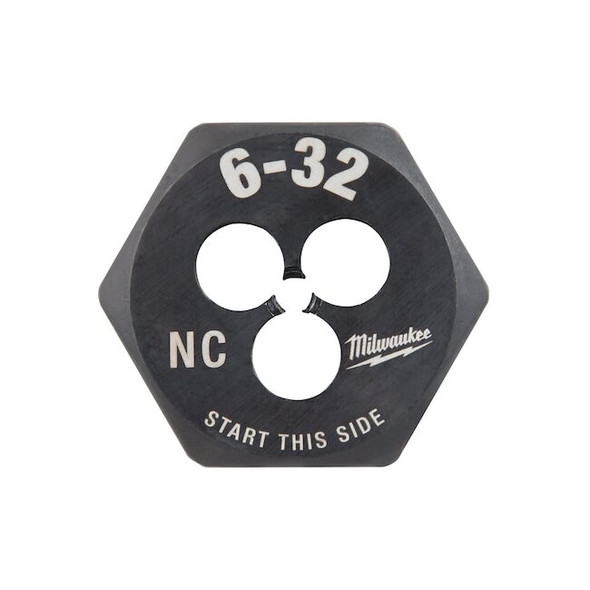 Milwaukee Tool Hex Threading Die, #6-32, UNC 49-57-5315
