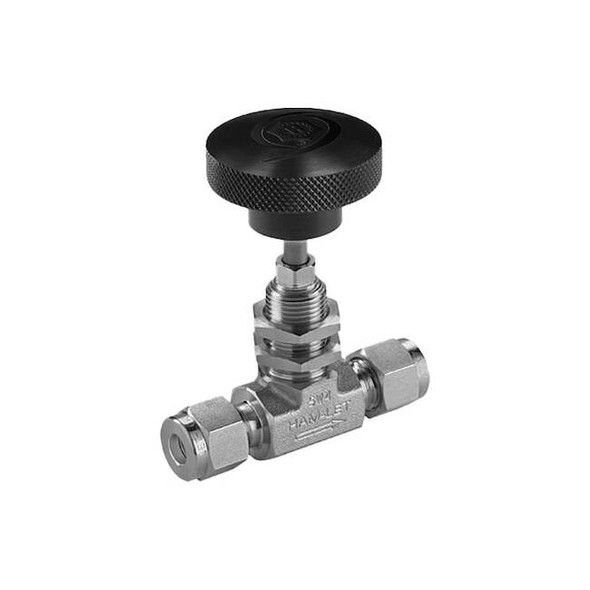Ham-Let SS Integral-Bonnet Needle Valve,2 3/5" L H-300U-SS-L-R-3/8-RS