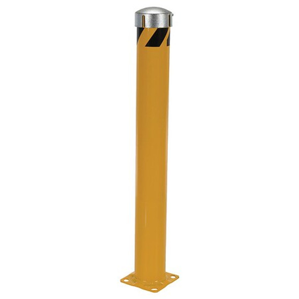 Manufacturer Varies Bollard ,48 in H,Yellow ,Carbon Steel BOL-JKS-48-5.5