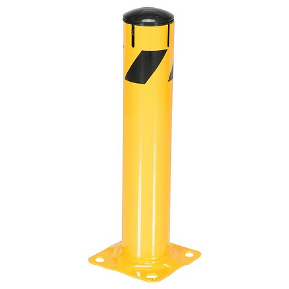 Manufacturer Varies Bollard ,24 in H,Yellow ,Carbon Steel BOL-JK-24-4.5