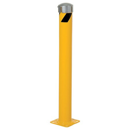 Manufacturer Varies Bollard ,42 in H,Yellow ,Carbon Steel 45XC52