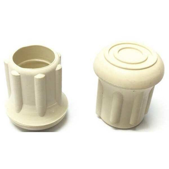 Manufacturer Varies Protective Leg Tip, SlipOn, Rd, 47/64", PK10 LTB18WN/W