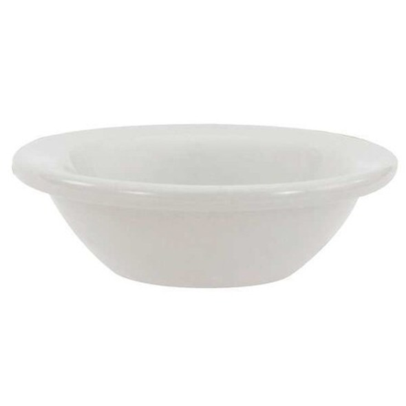 Crestware Fruit Bowl, 4 oz., Ceramic Bright White PK36 AL31