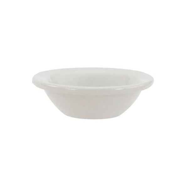 Crestware Fruit Bowl, 4 oz., Ceramic Bright White PK36 AL31