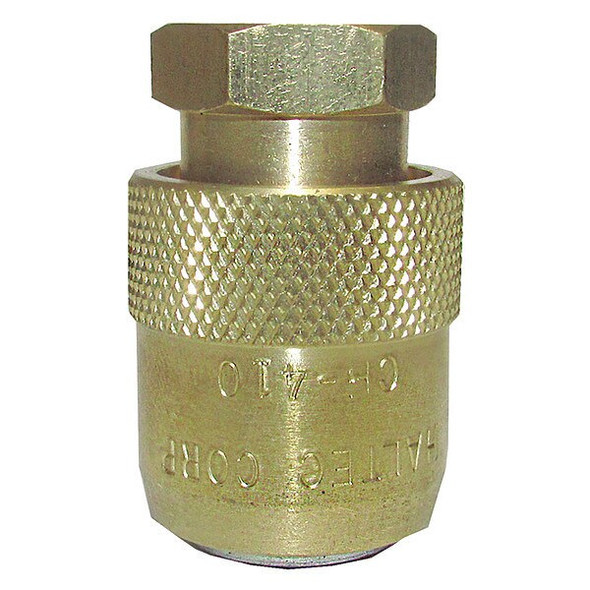 Haltec Standard Bore Screw-on Chuck,4" Sz,Brass CH-410