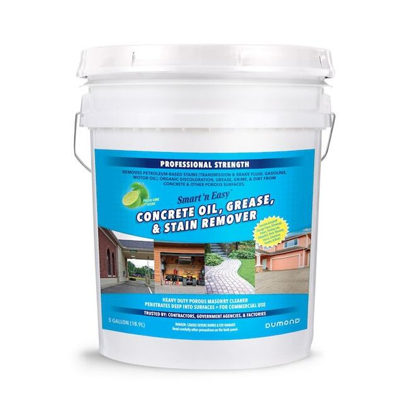 Dumond Oil And Grease Remover, 5 Gal Pail, Liquid, Red/yellow 0959