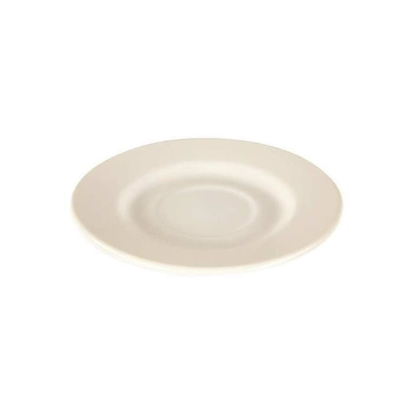 Crestware Saucer, 6", Ceramic Bright White PK36 AL21