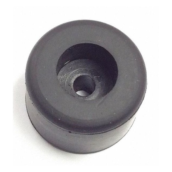 Manufacturer Varies Bumper, Rubber, Black, 1/2"H x 1/2"W, PK.25 2091-017K