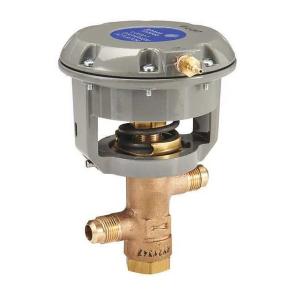 Johnson Controls Pneumatic Flare Valve, Brass, 1/2 in. V-3966-1001