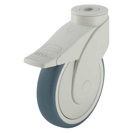 Kingpin Swivel Caster,Therm Rubber,5 in.,240 lb.