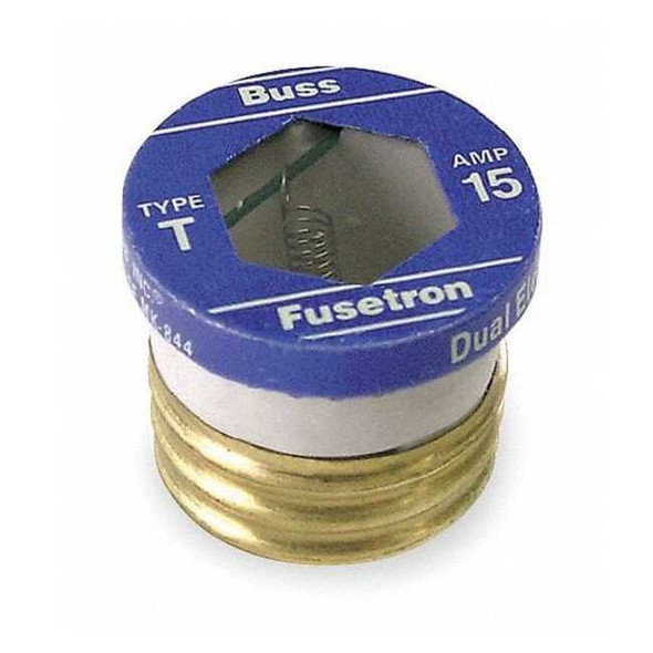 Eaton Bussmann Plug Fuse, 3.50A, 10kA at 125V AC, 4 PK T-3-1/2