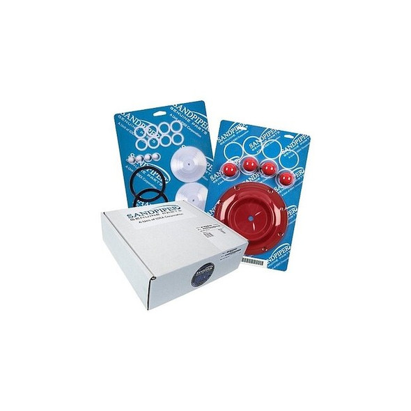 Sandpiper Repair Kit,PTFE,Fluid,For 1-1/2 In Pump 476.255.654