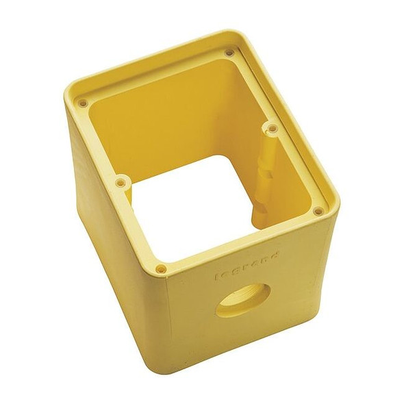 Legrand Electrical Box, Outlet Box Type, 2 Gangs, Thermoplastic Elastomer 3200
