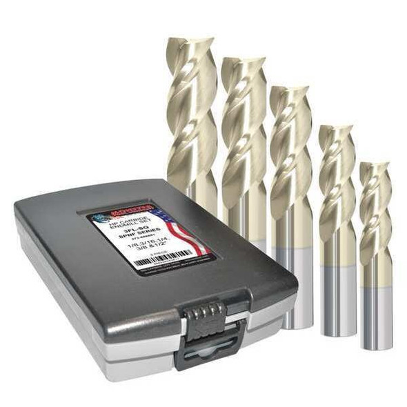 Manufacturer Varies End Mill Set, 0.5 in, Carbide 273-888882 Manufacturer Varies End Mill Set, 0.5 in, Carbide 273-888882