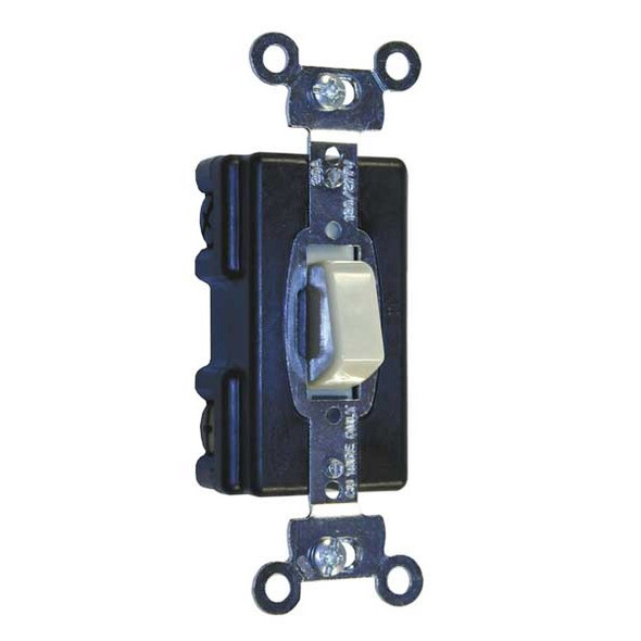 Wall Swtch, 4-Way, 120/277V, 20A, Ivry, Press