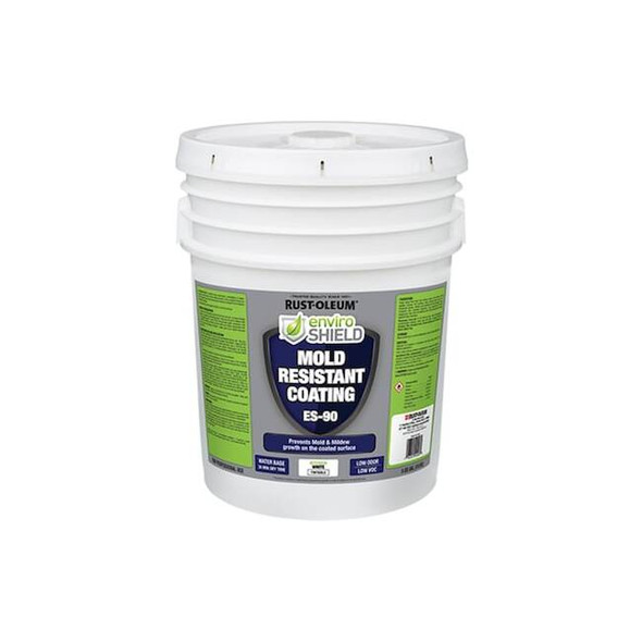 Enviroshield ES-90 Mold Resistant Coating, White, 5 Gallon ES905