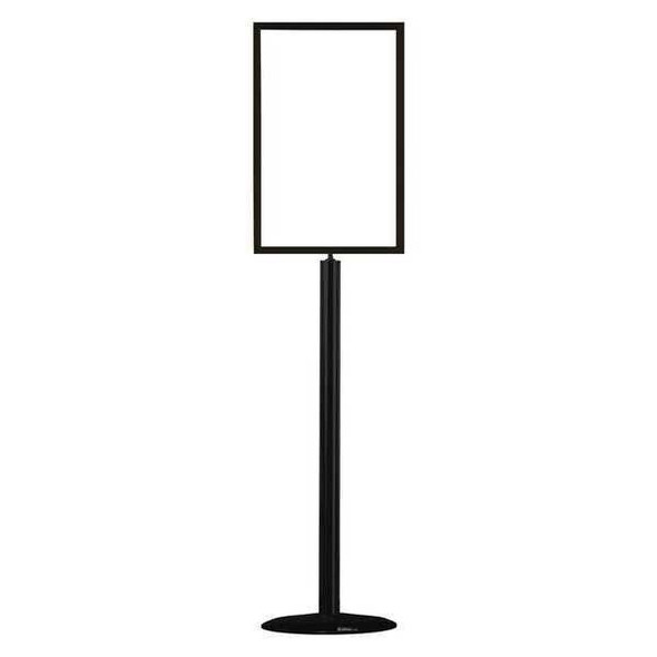 Manufacturer Varies Floor Sign Holder,Black,57.24" H 1310U-33-1422HD-V Manufacturer Varies Floor Sign Holder,Black,57.24" H 1310U-33-1422HD-V