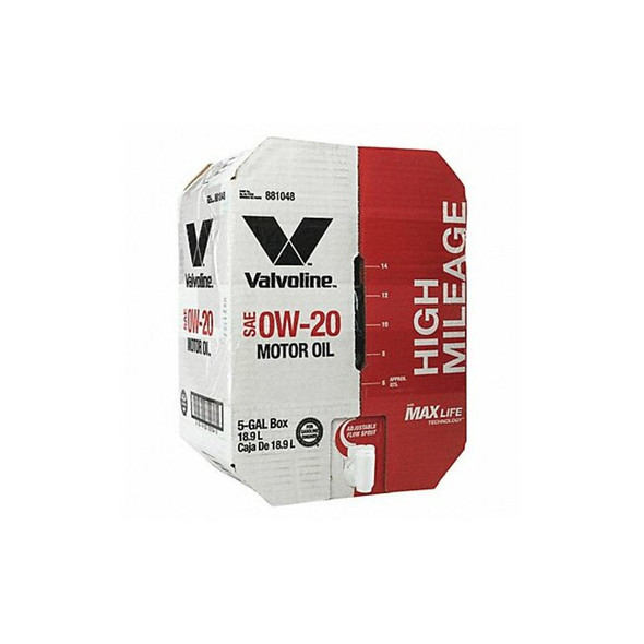 Valvoline Motor Oil,5 gal. Sz,0W-20 SAE Grade,Box 881048