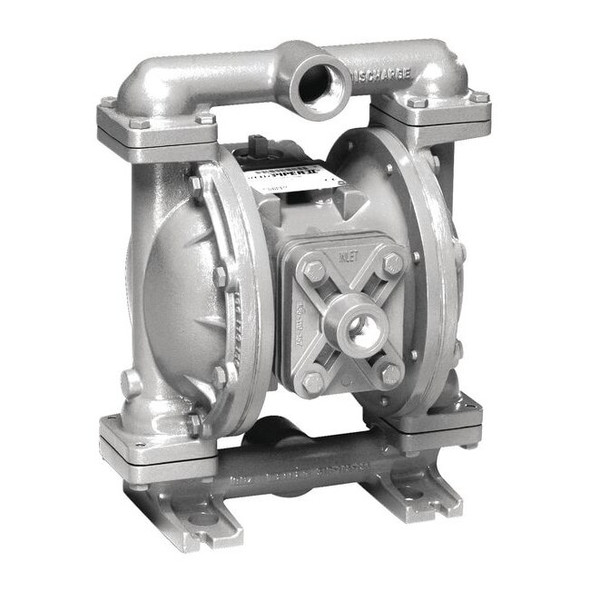 Double Diaphragm Pump, Stainless steel, Air Operated, 45 GPM