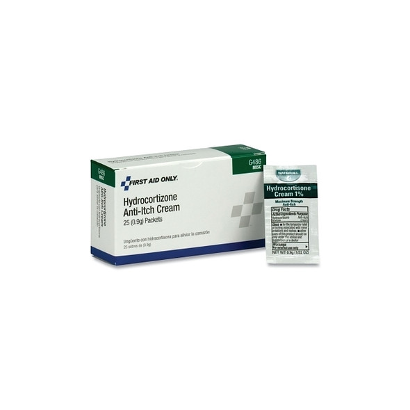 Hydrocortisone Cream, 0.9 g, Packets, 25 per Box