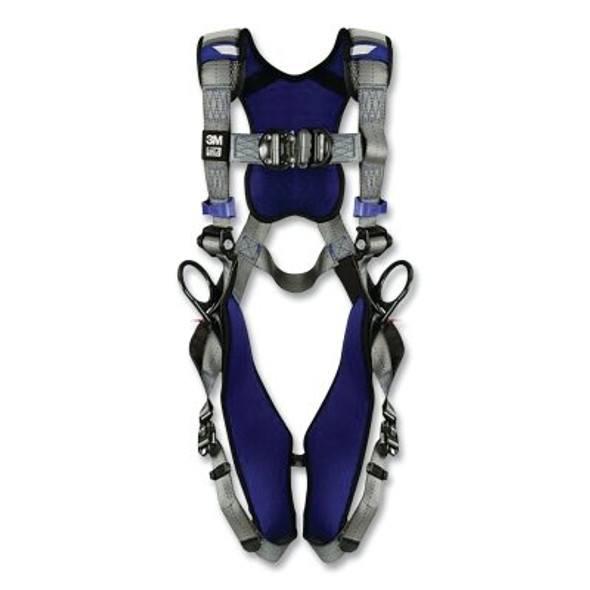 ExoFit™ X200 Comfort Wind Energy Climbing/Positioning Safety Harness, Back/Front/Hip D-Rings, LRG, Dual Lock Quick Connect