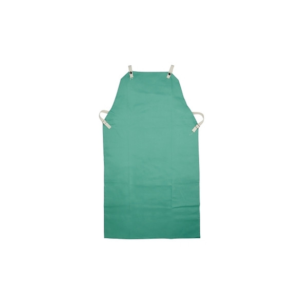 IRONTEX® FR Cotton Apron, 24 in W x 36 in L, Sateen, Green