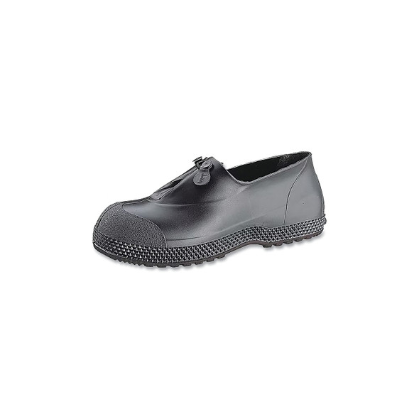 SF PVC Overboots, Ankle, X-Large, 4 in H, Black