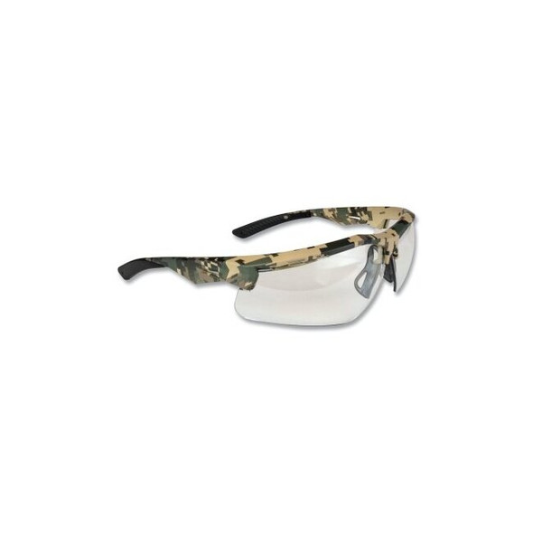 Thraxus™ Safety Glasses, Clear Lens, Polycarbonate, Anti-Fog Coating, Digital Camo Frame