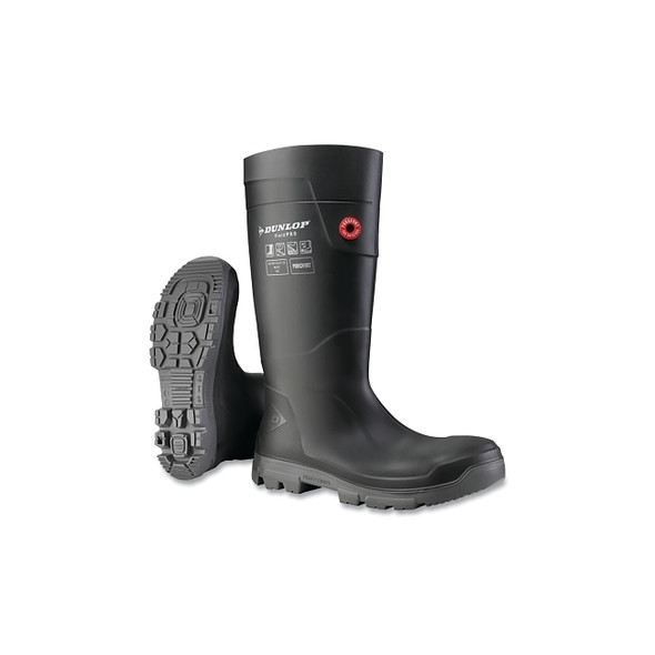PUROFORT® Fieldpro Full Safety Boots, Size 5, Charcoal/Grey