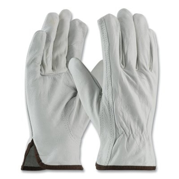 Top Grain Cowhide Leather Drivers Gloves, Medium, No Lining, Natural Top Grain Cowhide Leather Drivers Gloves, Medium, No Lining, Natural