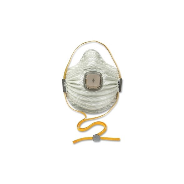 AirWave™ N100 Disposable Particulate Respirator, Small, White, Ventex® Valve, Full Foam Face Seal