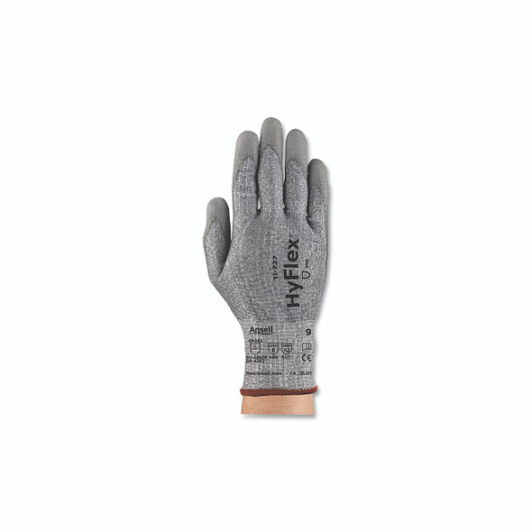 11-727 Cut Resistant Glove, Size 8, Grey Pack of 12