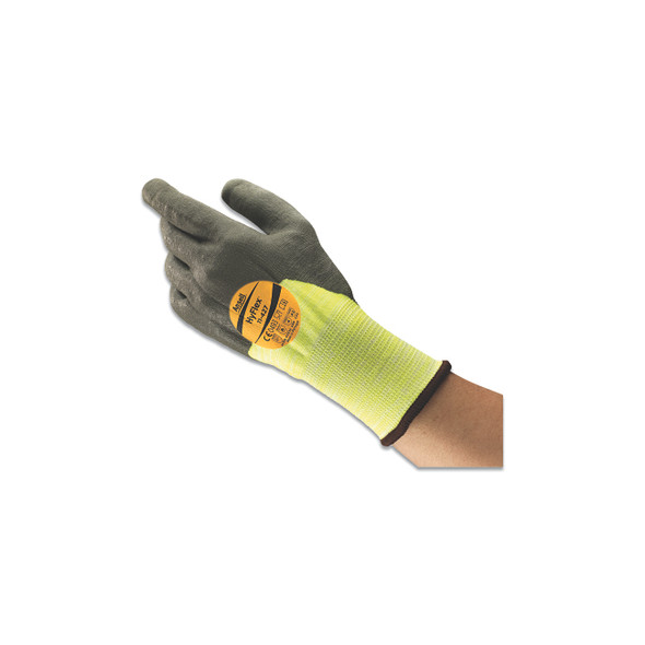 11-427 Cut and Puncture Resistant Gloves, Size 9, Yellow/Black