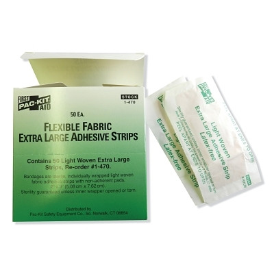Fabric Bandage, 2 in x 4 in, 50/Box