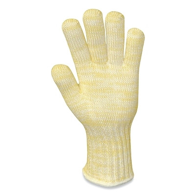 2610 Kevlar®/Nomex® Seamless Glove, Cotton, Yellow/White, X-Large