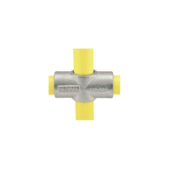 Global Industrial Pipe Fitting - Two Socket Cross 1-1/2"" Dia.