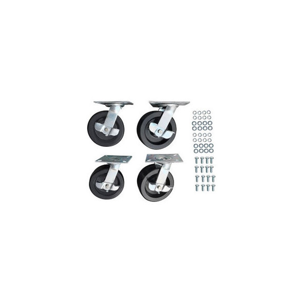 Replacement Caster Kit for Global Industrial Gantry Cranes Set of 4