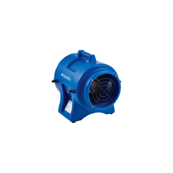 Global Industrial 8"" Confined Space Blower Fan Rotomold Plastic 1 Speed 1000 CF