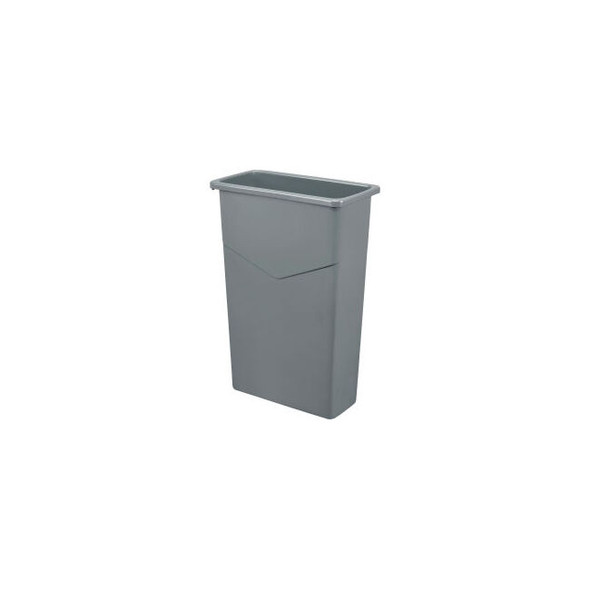 Global Industrial Slim Trash Can 23 Gallon Gray