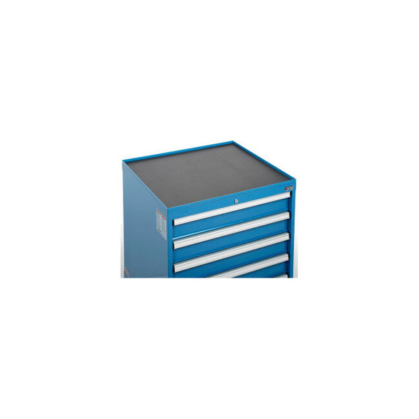 Global Industrial Top Tray w/Vinyl Mat for 30""Wx27""D Modular Drawer Cabinet Bl
