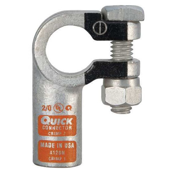 Fusion Right Elbow Terminal,2/0 ga,Orng,Neg 4120N