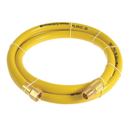 1/4" x 25 ft PVC Coupled Multipurpose Air Hose 300 psi YL