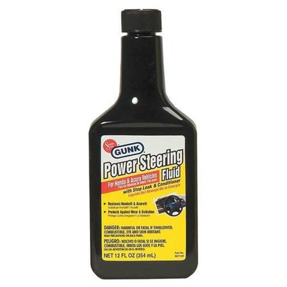 Motor Medic Power Steering Fluid,12 oz.,Bottle M2714H/6