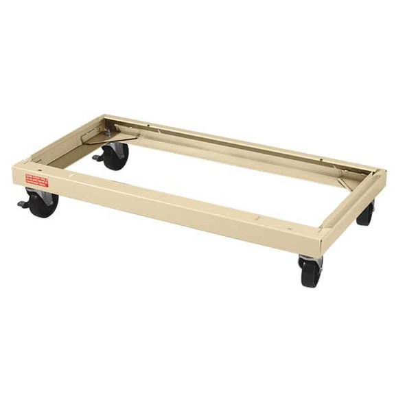 Tennsco Caster Kit,36 in W x 18 in D,Putty CK18PY