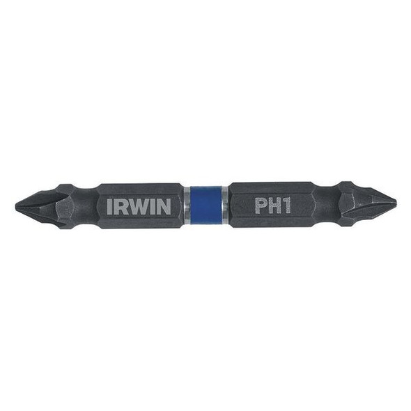 Irwin DblEndedDriverBit,0.25" Hex,L:2.5",PK2 IWAF32DEPH12