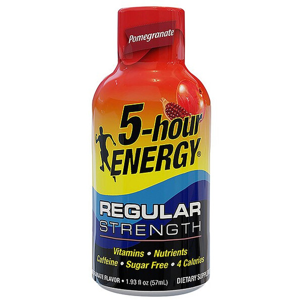 5 Hour Energy Energy Shot,1.93 oz Net Wt,Liquid,PK4 801240 5 Hour Energy Energy Shot,1.93 oz Net Wt,Liquid,PK4 801240