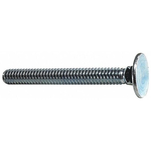 Carriage Bolt, 2-1-4 in L, Steel, Galvanized, 24 PK  CB14214