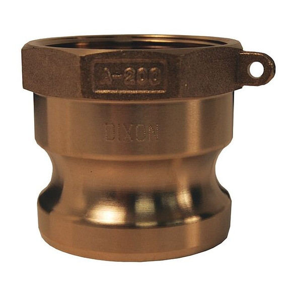 Dixon Cam and Groove Adapter,2-1/2",Brass G250-A-BR
